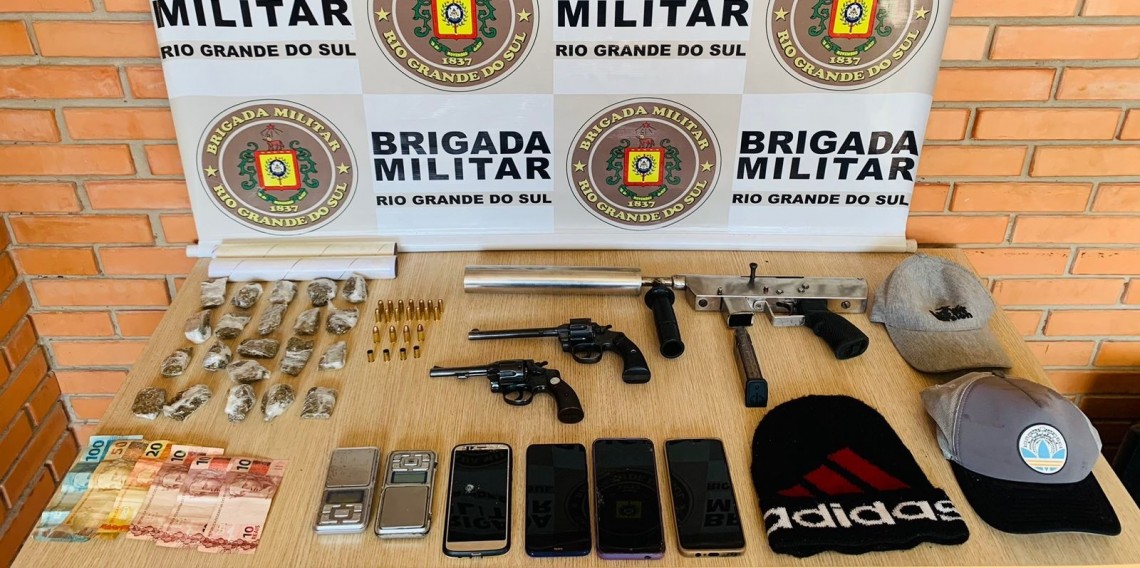 Autores de tentativa de homicídio entram em confronto com a Brigada Militar e acabam presos em Garibaldi