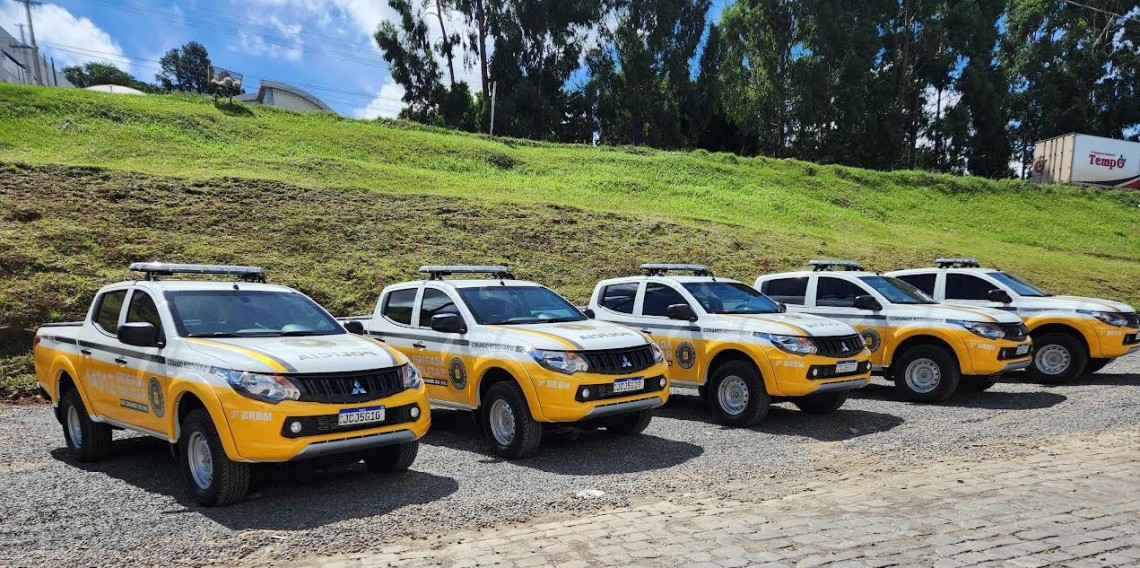 CSG entrega caminhonetes à Brigada Militar e reforma Grupos Rodoviários da PRE no Vale do Caí e na Serra Gaúcha