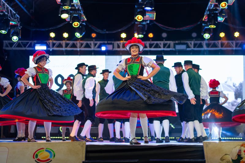 Diversidade cultural marca o 52º Festival Internacional de Folclore de Nova Petrópolis. Grupo Volkstanzgruppe Tannenwald - Crédito: Lenara Pothin