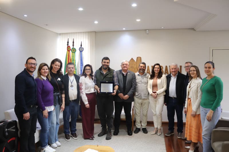Rodrigo Bellora é o Embaixador do Turismo de Garibaldi 2025 - Créditos: Louise Tasca
