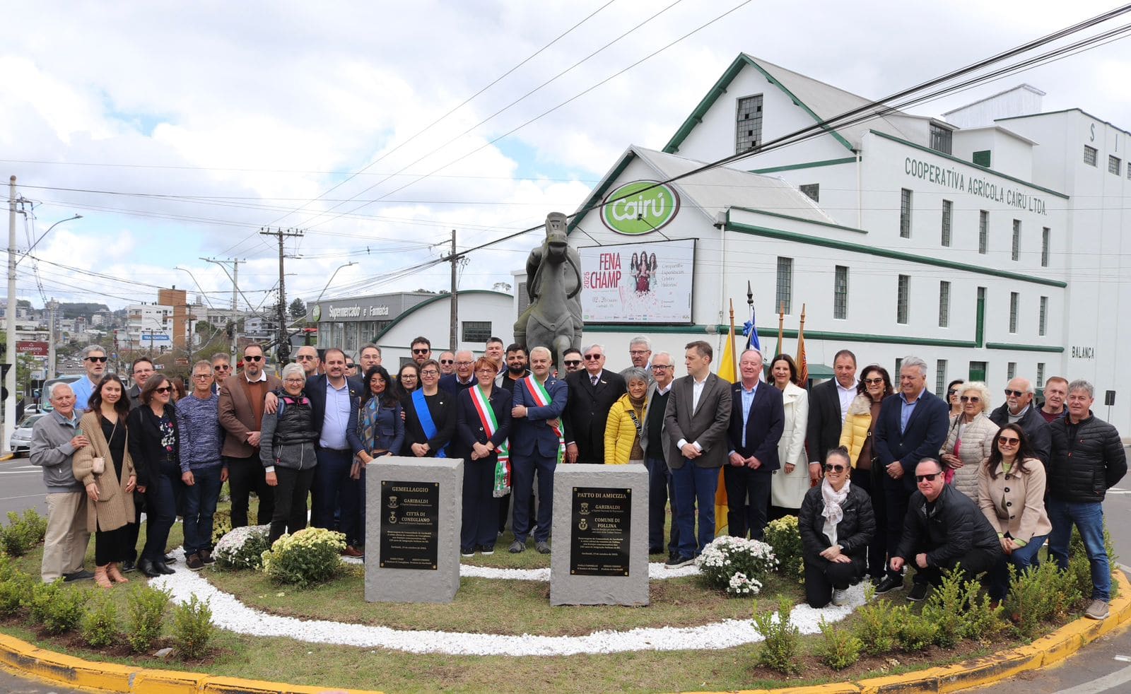 Garibaldi celebra os 150 anos da imigração italiana com homenagens e lançamento de espumante comemorativo - Créditos: Samuel Ariolli