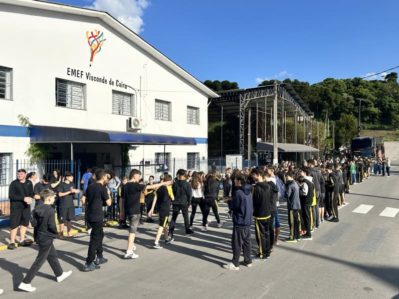Escola Visconde de Cairu representa Garibaldi no Campeonato Nacional de Bandas e Fanfarras - Créditos: Márcio Schinoff