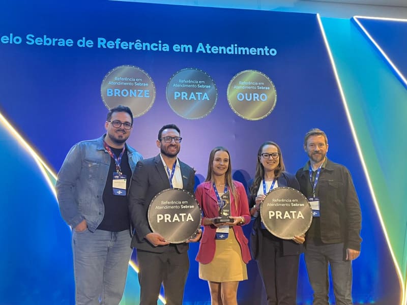 Garibaldi recebe troféu Prata no Selo Sebrae de Referência em Atendimento - Créditos: Talita Contini Accadrolli