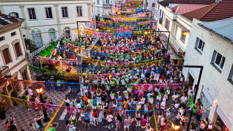6ª edição do Carnaval Retrô leva folia, música e tradição ao Centro Histórico de Garibaldi - Créditos: Bruno Milan