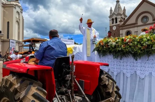 126ª Romaria Votiva registra participação histórica de agricultores no Santuário de Caravaggio em Farroupilha