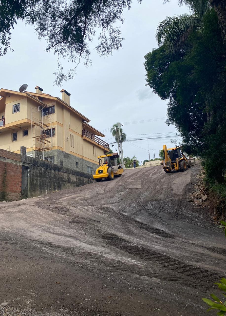 Abertura da Rua Heitor Mazzini avança e deve melhorar a mobilidade em Garibaldi - Créditos: Elianara F. Rogovski/Jornal Novo Tempo