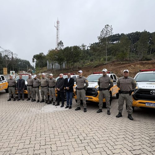 CSG entrega cinco novas viaturas ao 3º Batalhão Rodoviário da Brigada Militar do Rio Grande do Sul