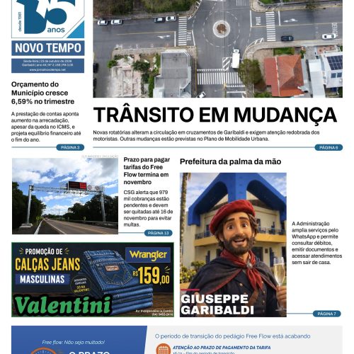 EDIÇÃO Nº2158 -TRÂNSITO EM MUDANÇA