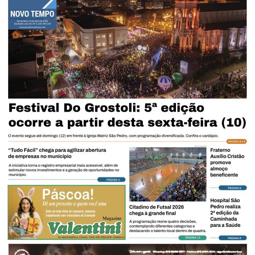 EDIÇÃO Nº2130 -Festival Do Grostoli: 5ª edição ocorre a partir desta sexta-feira (10)